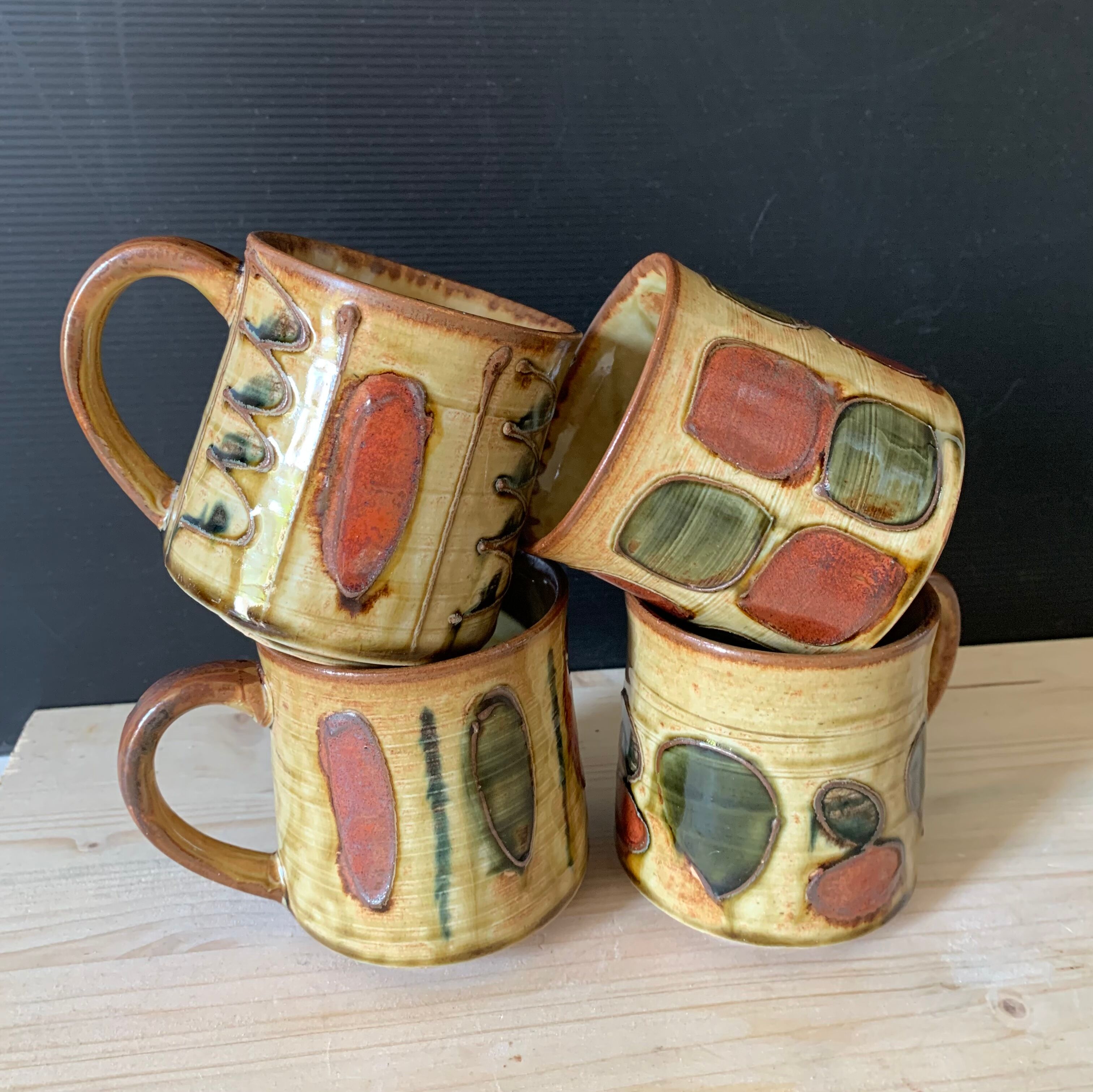 Vintage ceramic mugs