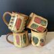 Mugs en céramique vintage