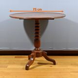 Guéridon à Système en Acajou, époque Louis Philippe – Milieu XIXe