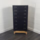 G-plan black tall chest of drawers, 1960s
