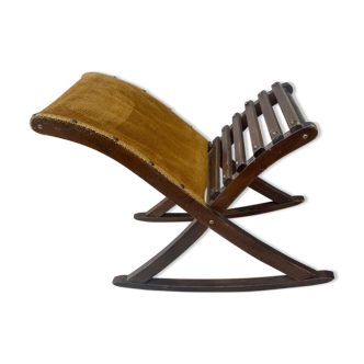 Vintage rocking footrest