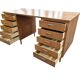 Bureau en bois vintage / bureau