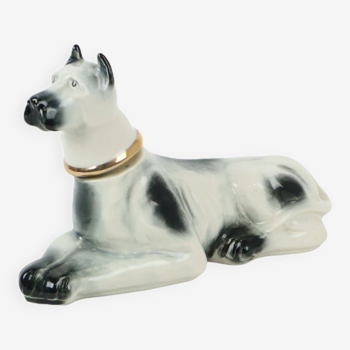Belle carafe danoise vintage pour chien James Beam Distilling Porcelain 1976