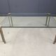 Peter Ghyczy T24 Pioneer Glass and Cast Brass rectangular Coffee