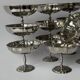 Vintage stainless steel ice cream cups