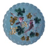 Assiette barbotine Majolique Sarreguemines