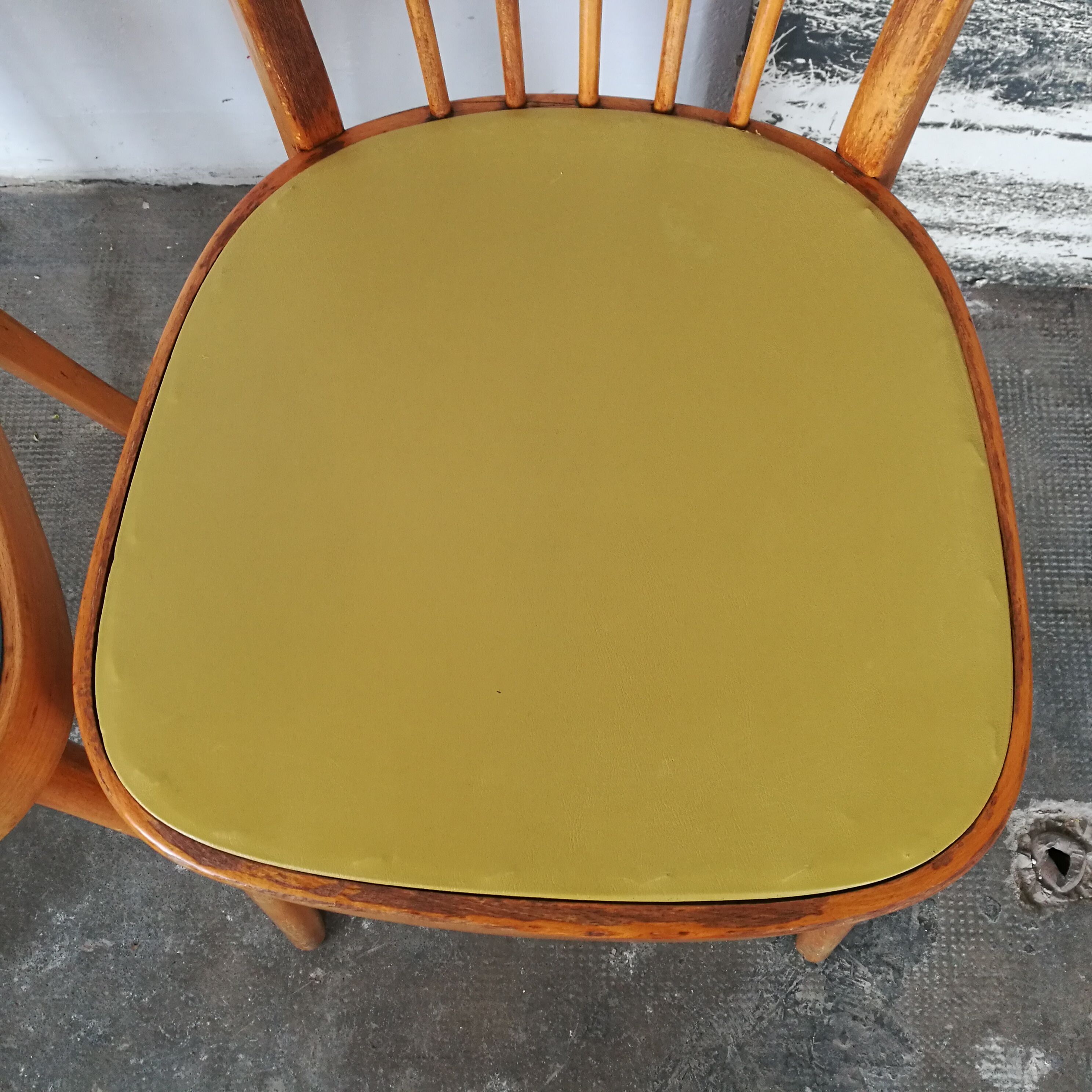 Set of 6 vintage chairs with mismatched bars