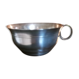 Tasse en métal argenté