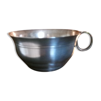 Silver metal cup