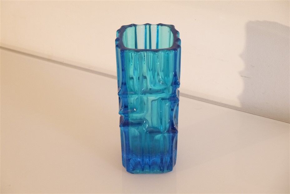 Vintage Finnish glass vase 1960
