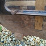 Fauteuil de bureau en bois ancien