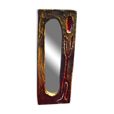 Miroir, signed on the back galerie palissy , vallauris