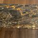 Neoclassical coffee table in brass and marble by Raymond Subes