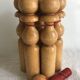 Wooden bowling game