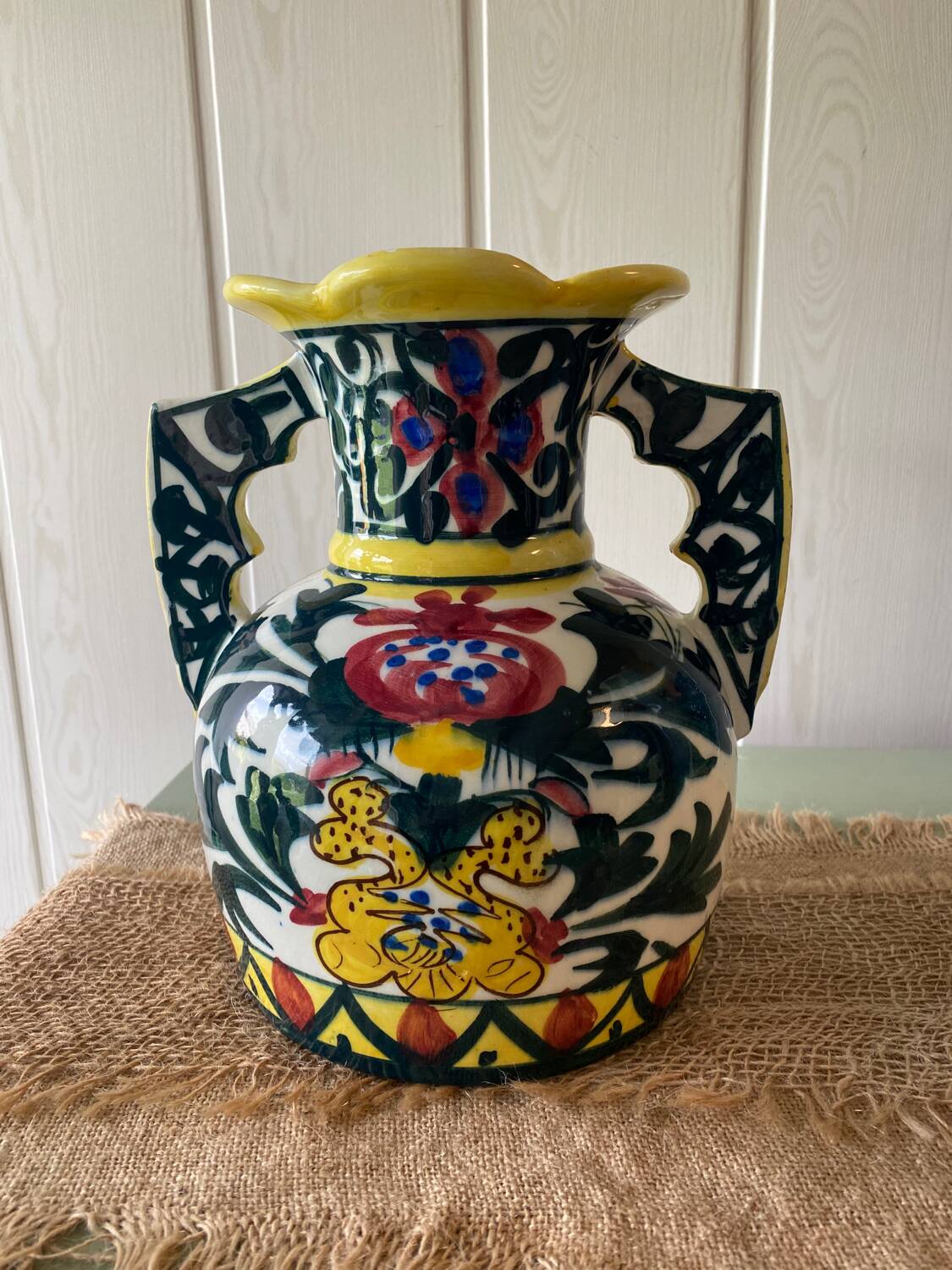 Art Deco Handled Vase