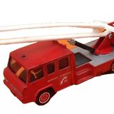 Miniature car Firefighter Truck Berliet 770 Camiva Mars 1973 Solido
