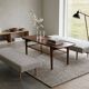 Table basse scandinave en palissandre , circa 1950:60'