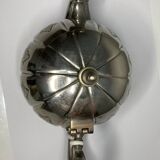 Vintage silver metal teapot from the 1930s