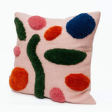Love me & love me not handmade wool cushion cover 45 x 45 cm