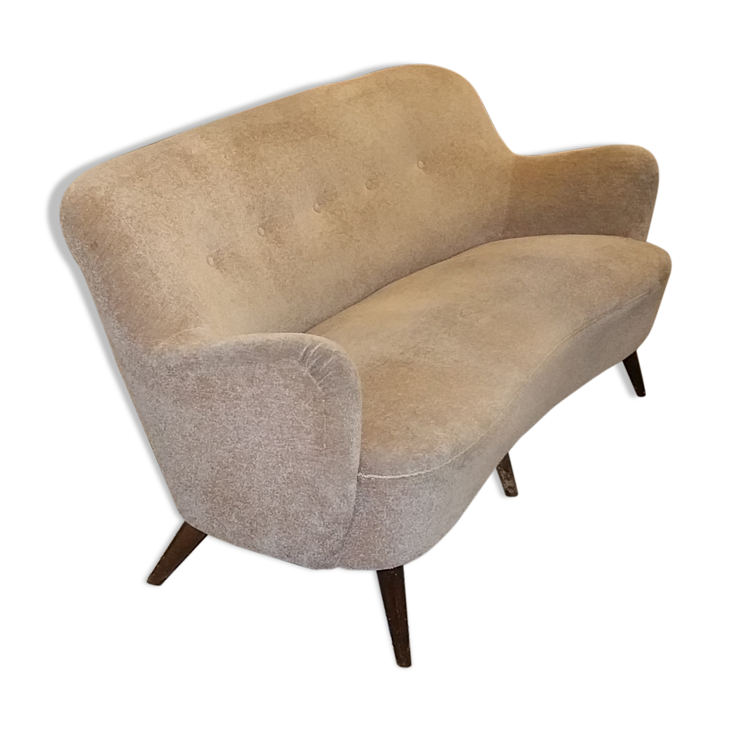 Sofa sofa bow vintage 50/60s design organic