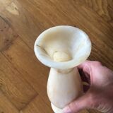 White marble vase