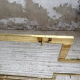 Brass shelf 1970 Belgo Chrom regency