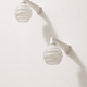 Art deco porcelain wall lights