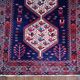 Handmade Persian Abadeh rug 203x125cm