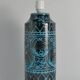 Black and Turquoise Ceramic Table Lamp by Avino Bagni, Italy, 1960s