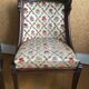 Pair of gooseneck gondola chairs