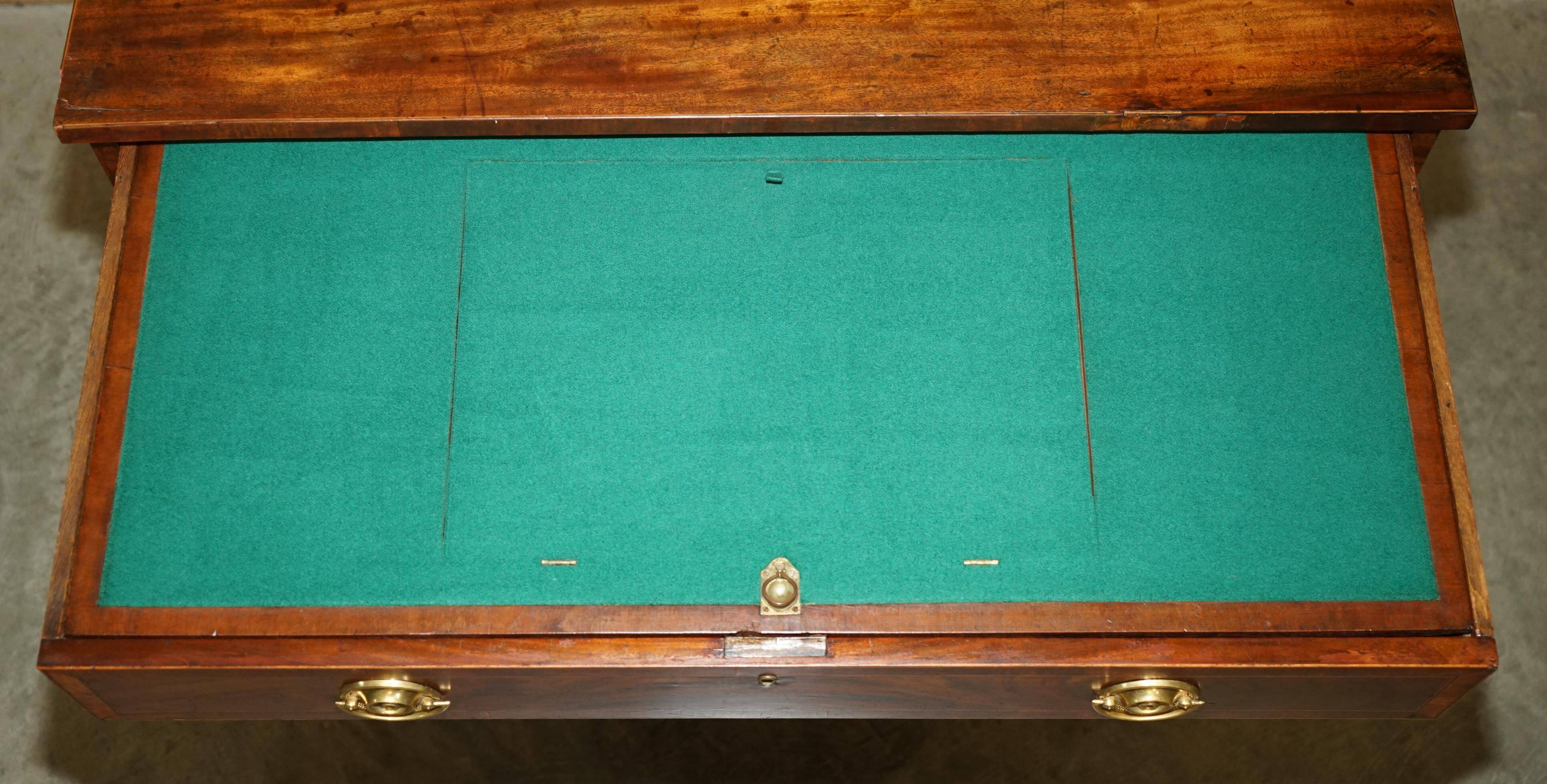 George III Georgian commode attributed to Gillows of Lancaster