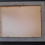Antique frame with striated gilding