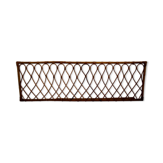 headboard rattan panel year 70 vintage