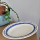 Badonviller porcelain dish with diamond pattern