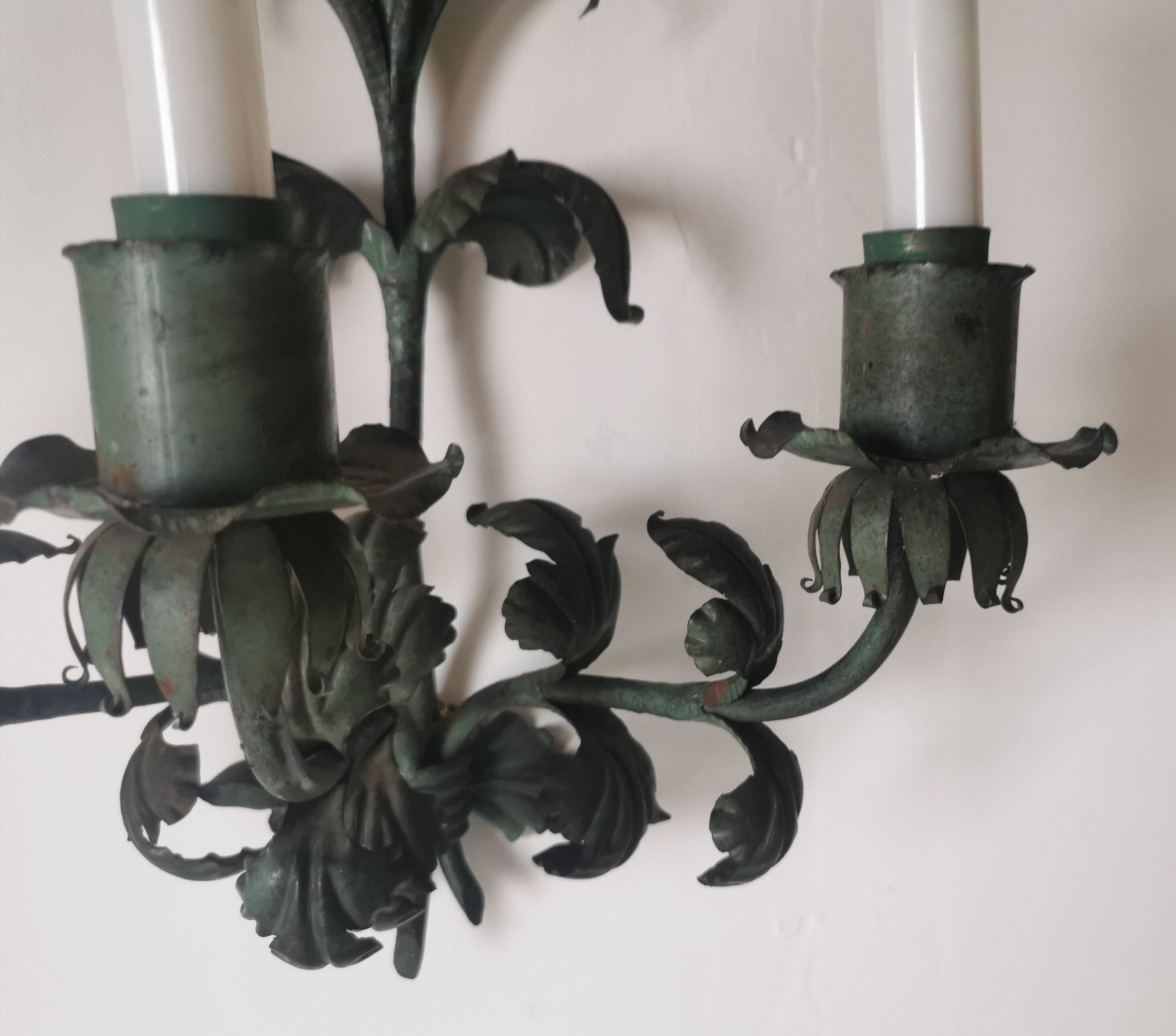 Wall lamp iron and sheet metal