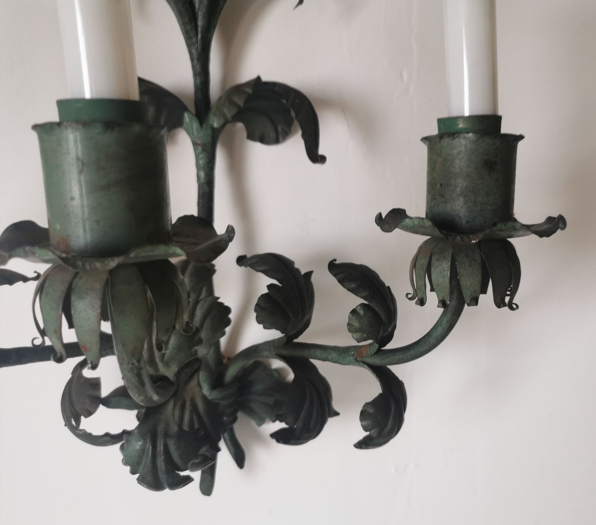 Wall lamp iron and sheet metal