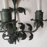 Wall lamp iron and sheet metal
