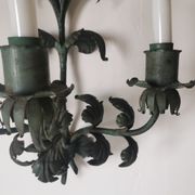 Wall lamp iron and sheet metal