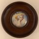 Miniature Napoleon III portrait of woman