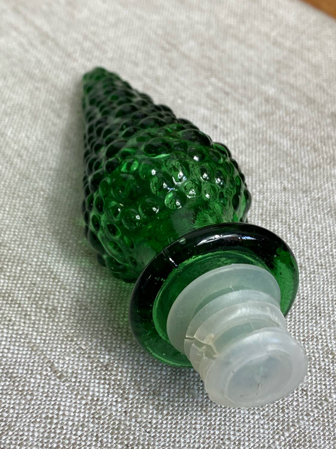 Vintage Empoli glass carafe from Italy