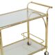 Desserte en faux bambou de style Hollywood Regency par Orsenigo, Italie
