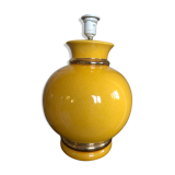 Vintage cracked ceramic lamp foot