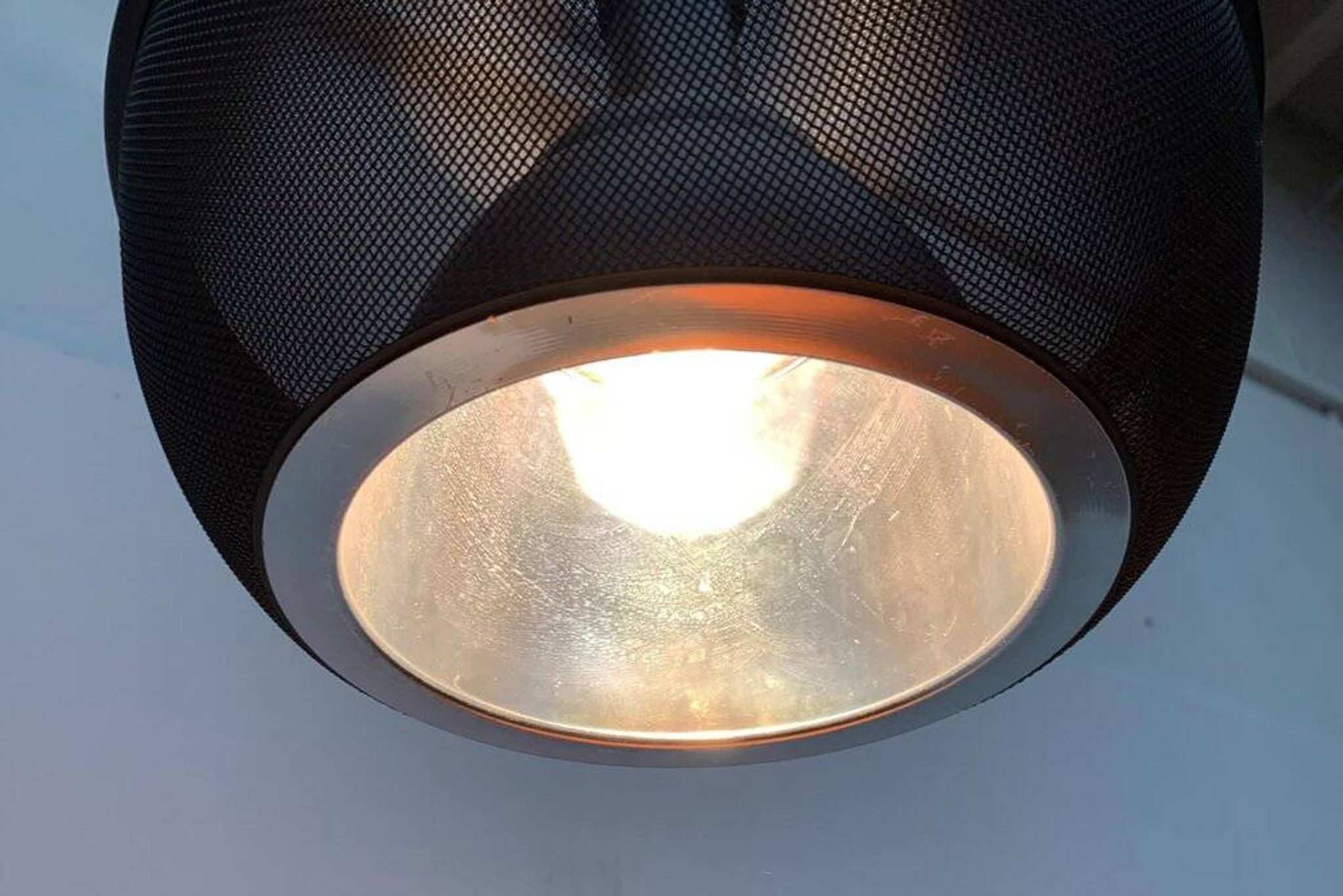 Suspension Allemande de Plafond en Maille Space Age par Roger Tallon pour Erco