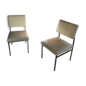 Paire de chaises airborne par a.Philippon