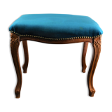Velvet ottoman