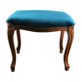Velvet ottoman