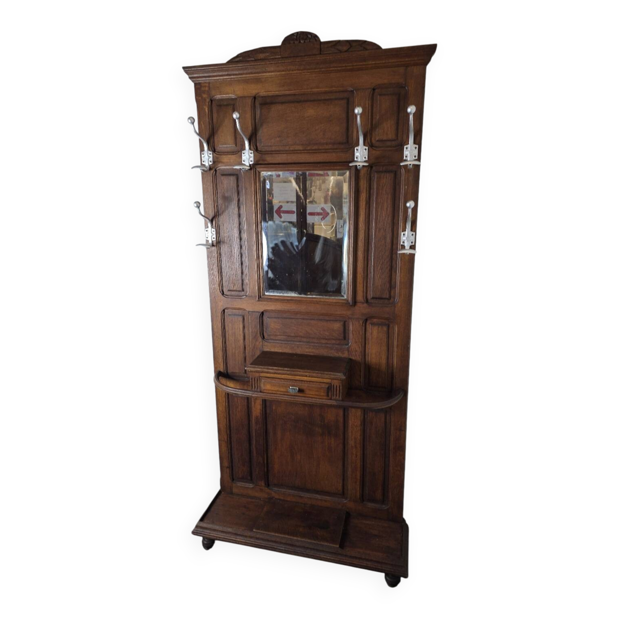 Vestiaire en chêne massif ancien