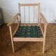 Fauteuil scandinave vintage 1950 1960