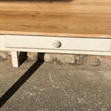 Patinated coffee table