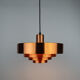 Danish vintage pendant lamp Roulet by Jo Hammerborg, Fog og Morup, 1963